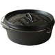 The windmill dutch oven 6 qt zonder pootjes kookpan (zwart, ø 31,5 cm | 5.9 liter)