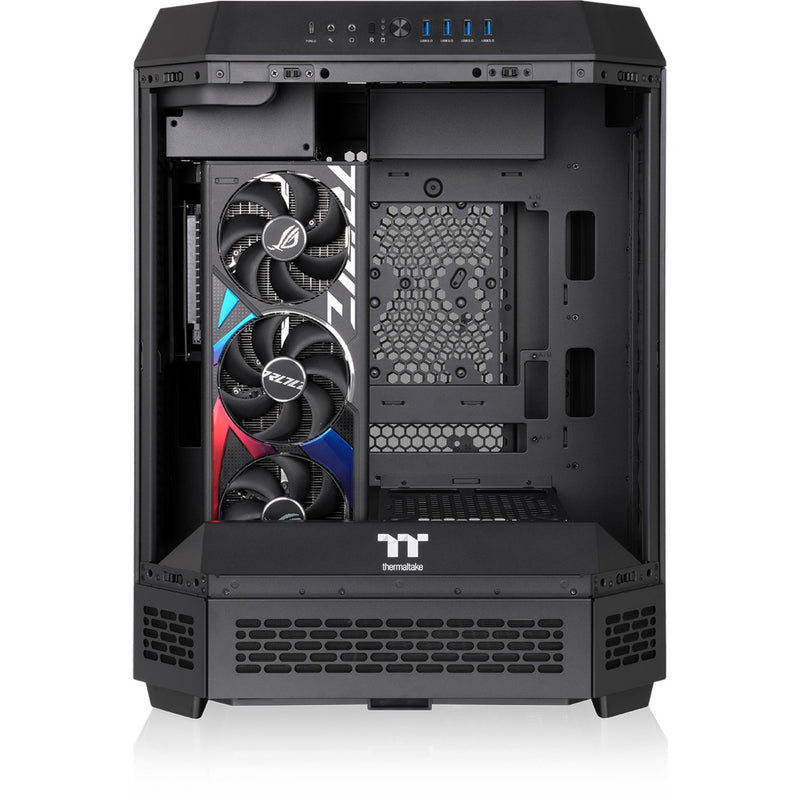 Load image into Gallery viewer, Thermaltake the tower 600 midi tower behuizing (zwart | 4x usb-a | 1x usb-c | tempered glass)
