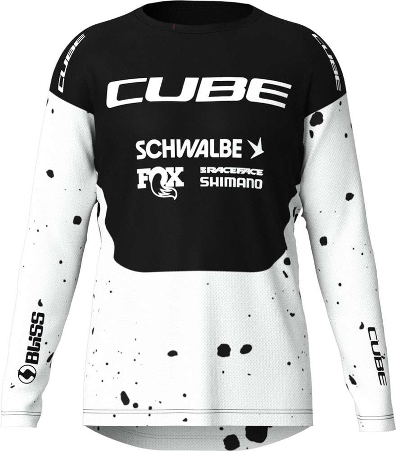 Load image into Gallery viewer, Cube x factory racing - mtb long sleeve jersey
