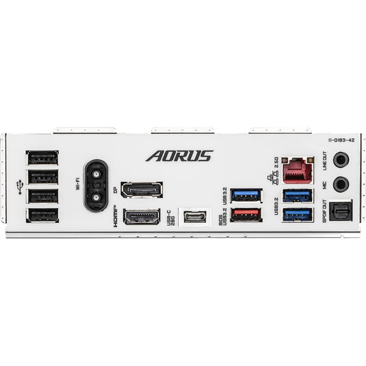 Gigabyte b760m aorus elite wifi6e gen5 socket 1700 moederbord (wit, raid, 2.5gb-lan, wi-fi 6e, bt 5.3, sound, µatx)