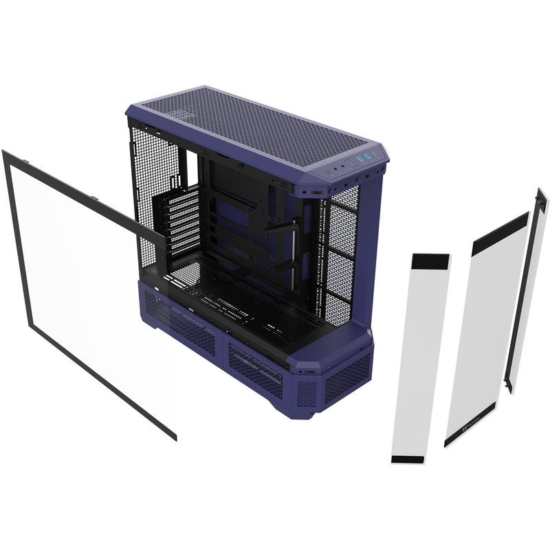 Load image into Gallery viewer, Thermaltake view 600 tg future dusk big tower behuizing (paars zwart | 2x usb-a | 1x usb-c | tempered glass)

