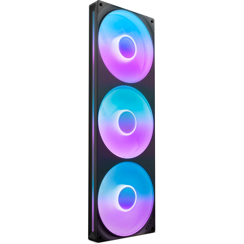Load image into Gallery viewer, Nzxt f420 rgb core case fans (zwart, 3 stuks, 420 x 140 x 26 mm)
