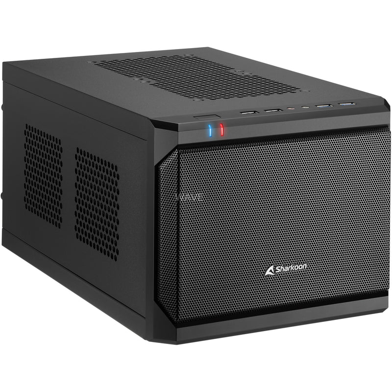 Load image into Gallery viewer, Sharkoon qb one mini tower behuizing (zwart | 4x usb-a)

