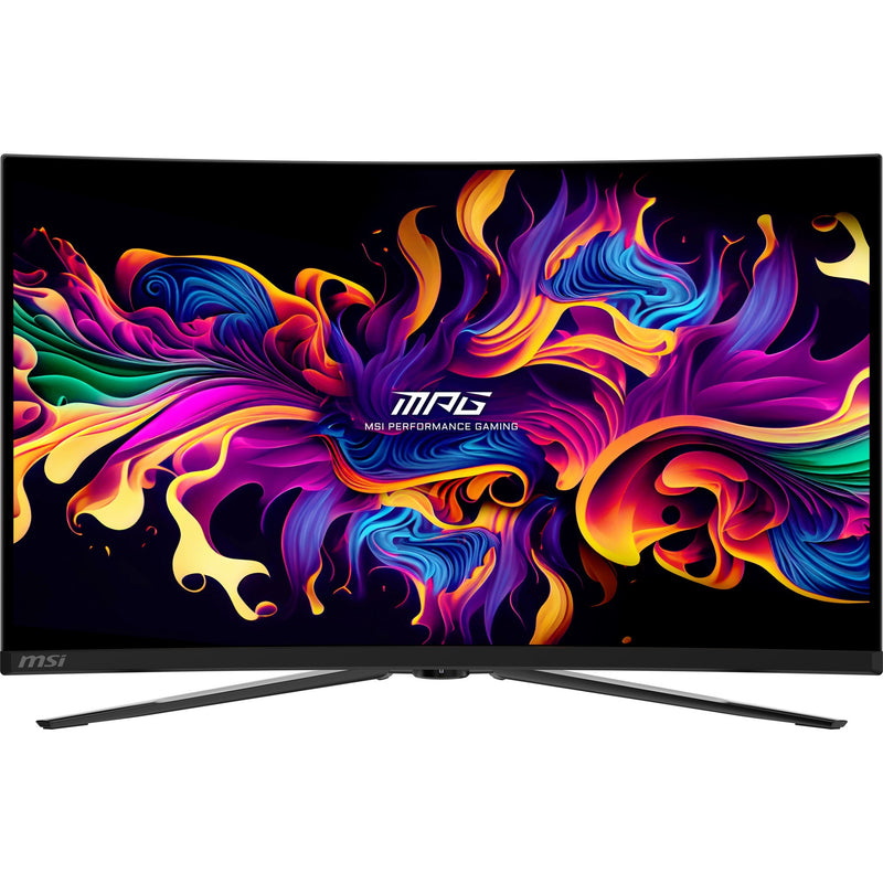 Afbeelding laden in galerijviewer, Msi mpg 321curx qd-oled 31.5 4k uhd curved gaming monitor (zwart, 2x hdmi, displayport, 2x usb-a, usb-b, usb-c, 240 hz)
