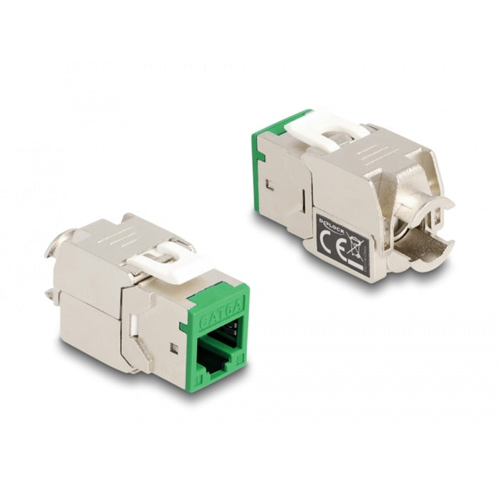 Chargez l'image dans la visionneuse de la galerie, Delock rj45 jack > lsa cat 6a toolfree keystone module (meerkleurig, 8 stuks)
