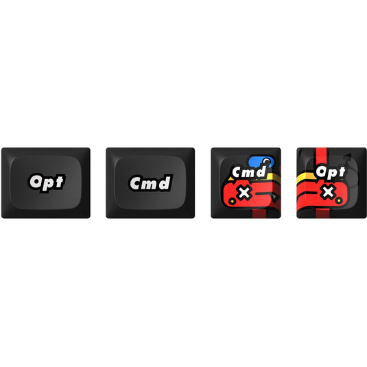Iqunix f97 graffiti diary wireless mechanical keyboard (zwart, us lay-out (qwerty), cherry mx red, 96%, rgb leds, hot-swappable, pbt, 2.4ghz | bluetooth 5.1 | usb-c)