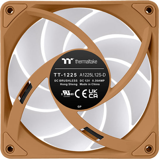 Thermaltake ct120 ex argb sync pc cooling fan gravel sand (3-fan pack) case fans (lichtbruin, 3 stuks, 120 x 120 x 25 mm, pwm)