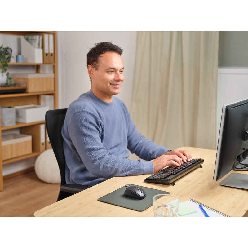 Afbeelding laden in galerijviewer, Trust ody ii stille draadloze toetsenbord- en muisset desktopset (zwart, us lay-out (qwerty), membraan, 100%, 800 dpi - 1.600 dpi)
