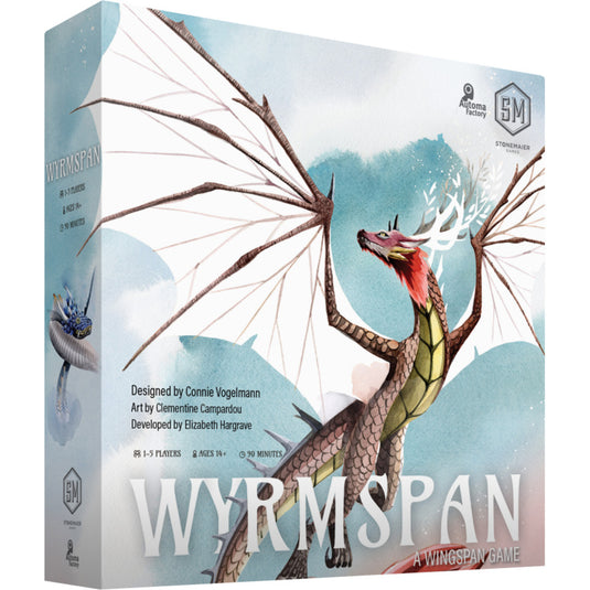 Asmodee wyrmspan bordspel (engels, 1 - 5 spelers, 90 minuten, vanaf 14 jaar)