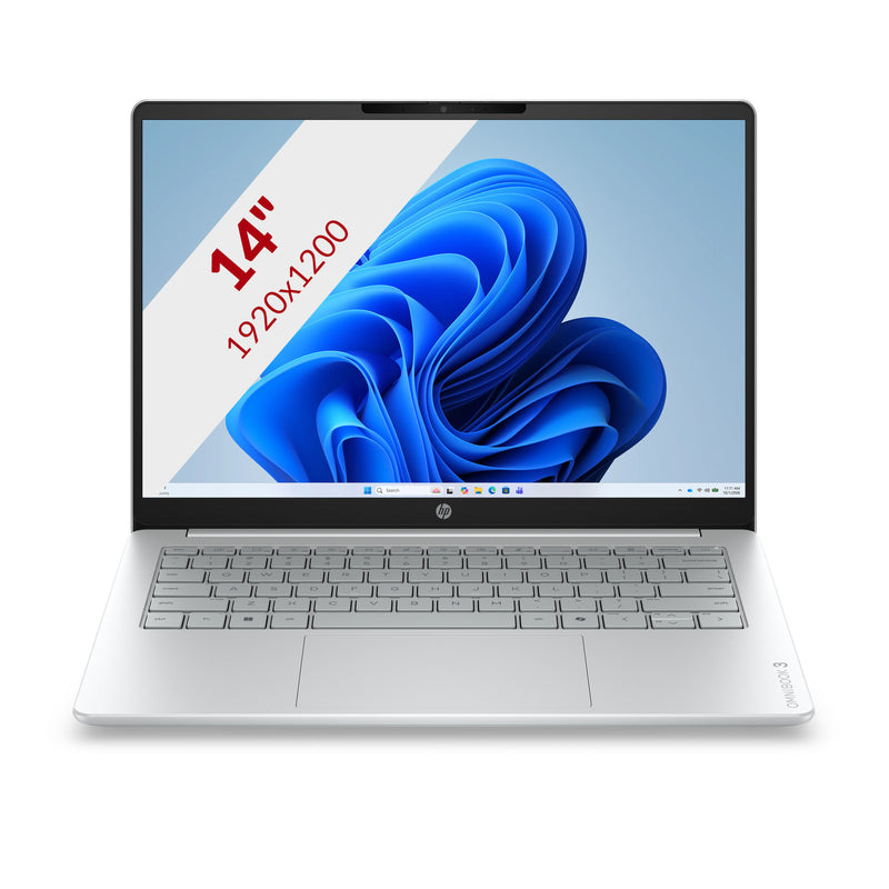 ギャラリービューアに画像をロードする, Hp omnibook 3 laptop ai 14-ht0013ndx (e10k5ea) 14 laptop (zilver | core 3 304 | intel graphics | 8 gb | 512 gb ssd)
