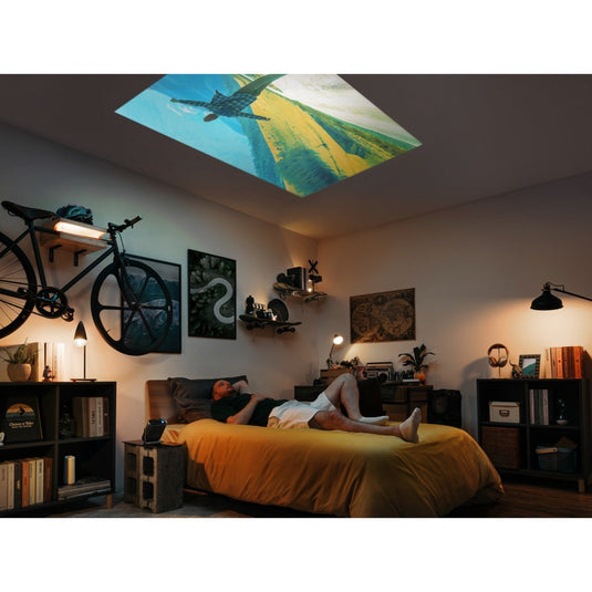 Viewsonic smart led draagbare projector met harman kardon luidsprekers (zwart, hdmi, audio, wifi, bluetooth)
