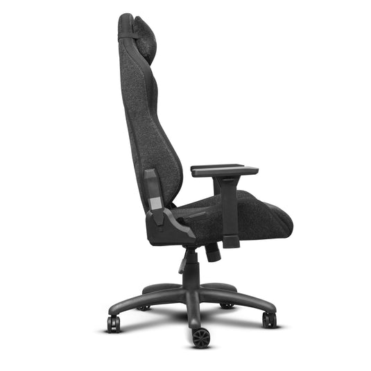 Trust gxt 723 ruya comfortabele stoffen gaming stoel (grijs)