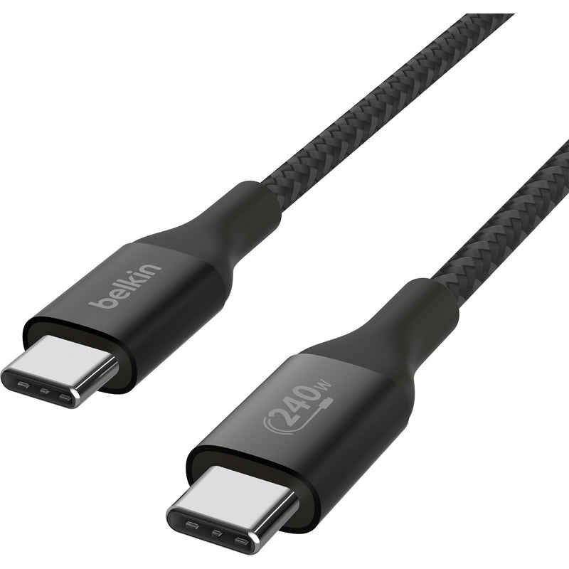Load image into Gallery viewer, Belkin boostcharge usb-c > usb-c kabel (zwart, 1 meter, 240 w)
