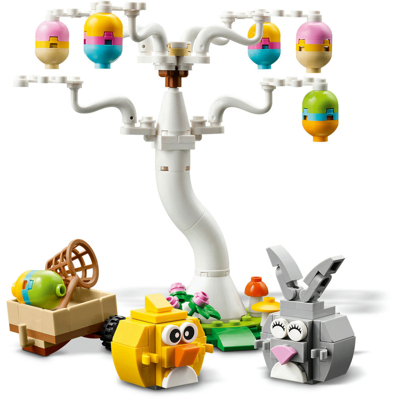 Afbeelding laden in galerijviewer, Lego eieren zoeken met konijn en kuiken constructiespeelgoed (40808)
