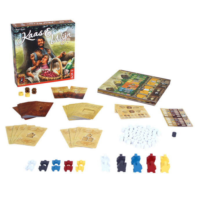 ギャラリービューアに画像をロードする, 999games 999 games kaas wijn bordspel (nederlands, 2 spelers, 45 minuten, vanaf 12 jaar)
