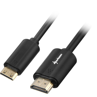 Sharkoon hdmi > mini-hdmi 2.0 adapter (zwart, 3 meter, 4k)