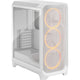 Fractal design meshify 3 rgb midi tower behuizing (wit | 2x usb-a | 1x usb-c | rgb | tempered glass)