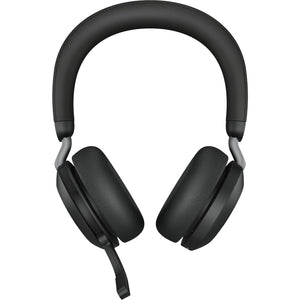 Jabra evolve2 75 on-ear headset (zwart, link380c, microsoft teams)