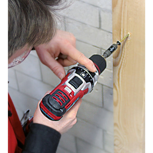 Einhell accu boor- schroefmachine te-cd 18 li e solo schroeftol (rood zwart, accu en oplader niet inbegrepen)