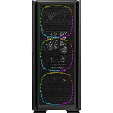 Montech sky two gx midi tower behuizing (zwart | 2x usb-a | 1x usb-c | window)