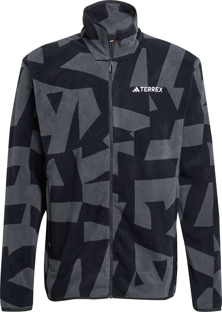 Load image into Gallery viewer, Adidas terrex multi printed full zip - fleece jacket
