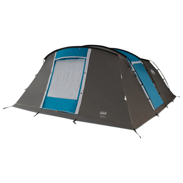 Coleman vespucci 6 tent - 6 persoons tunneltent – uv guard spf50 zonbescherming – ventilatie – geïntegreerd grondzeil - grijs blauw