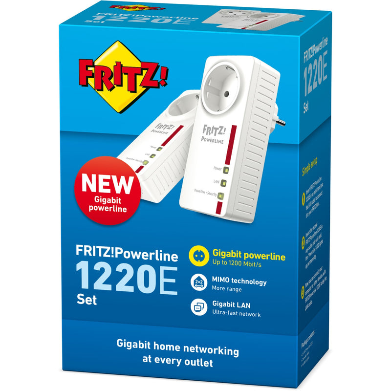 Load image into Gallery viewer, AVM FRITZ!Powerline 1220E Set Internationaal
