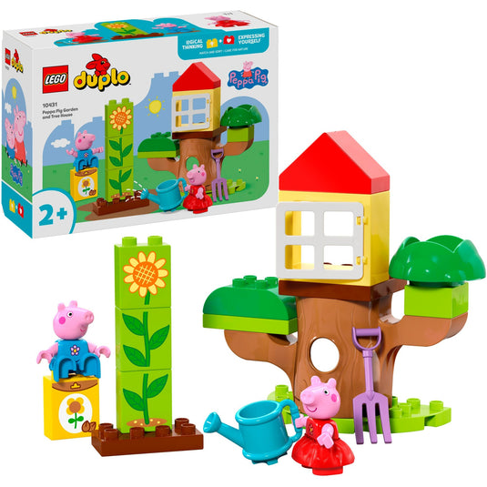 Lego duplo - peppa big tuin en boomhut constructiespeelgoed (10431)
