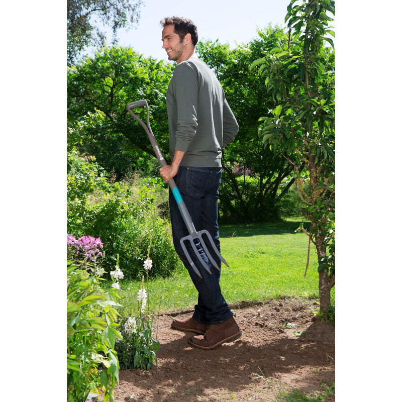 Load image into Gallery viewer, Gardena natureline spitvork (houtkleur turquoise, 17002-20)
