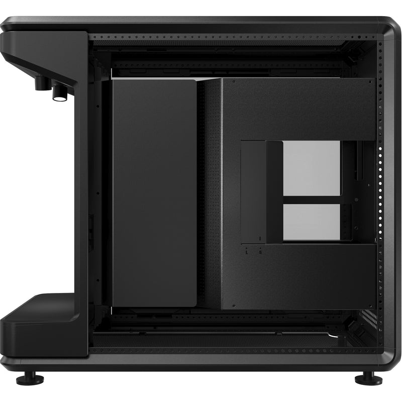 Load image into Gallery viewer, Cooler master masterframe 360 stage lcd midi tower behuizing (zwart | 2x usb-a | 1x usb-c | tempered glass)
