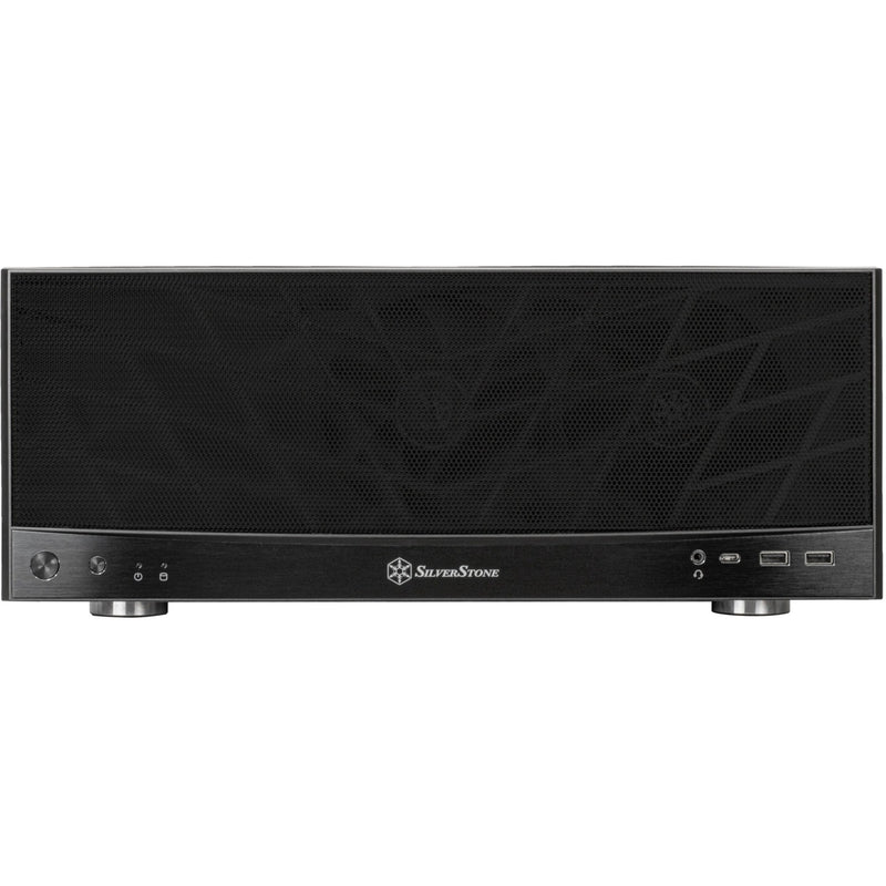 Load image into Gallery viewer, Silverstone sst-gd11b htpc behuizing (zwart | 2x usb-a | 1x usb-c)

