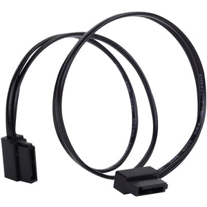 Silverstone sata iii kabel 30cm (zwart, 6gb s, low profile connector, cp11b-300)