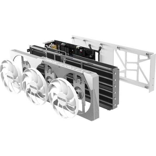 Inno3d geforce rtx 5080 x3 oc white grafische kaart (wit, dlss 4, 3x displayport, 1x hdmi 2.1)