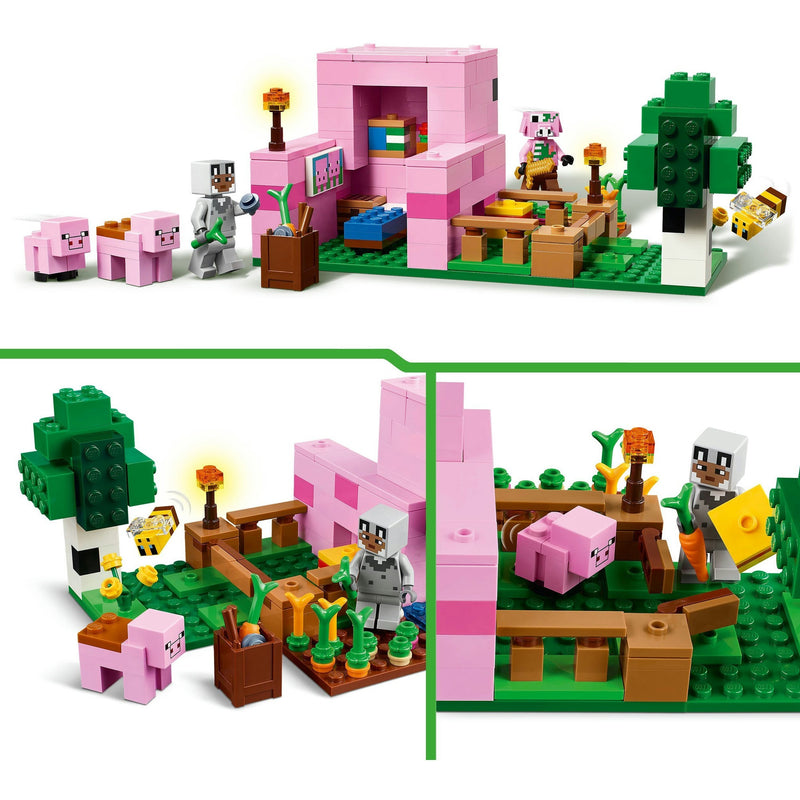Load image into Gallery viewer, Lego minecraft 21268 het huis van het biggetje
