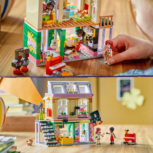 Lego friends - muziekwinkel en appartement constructiespeelgoed (42653)