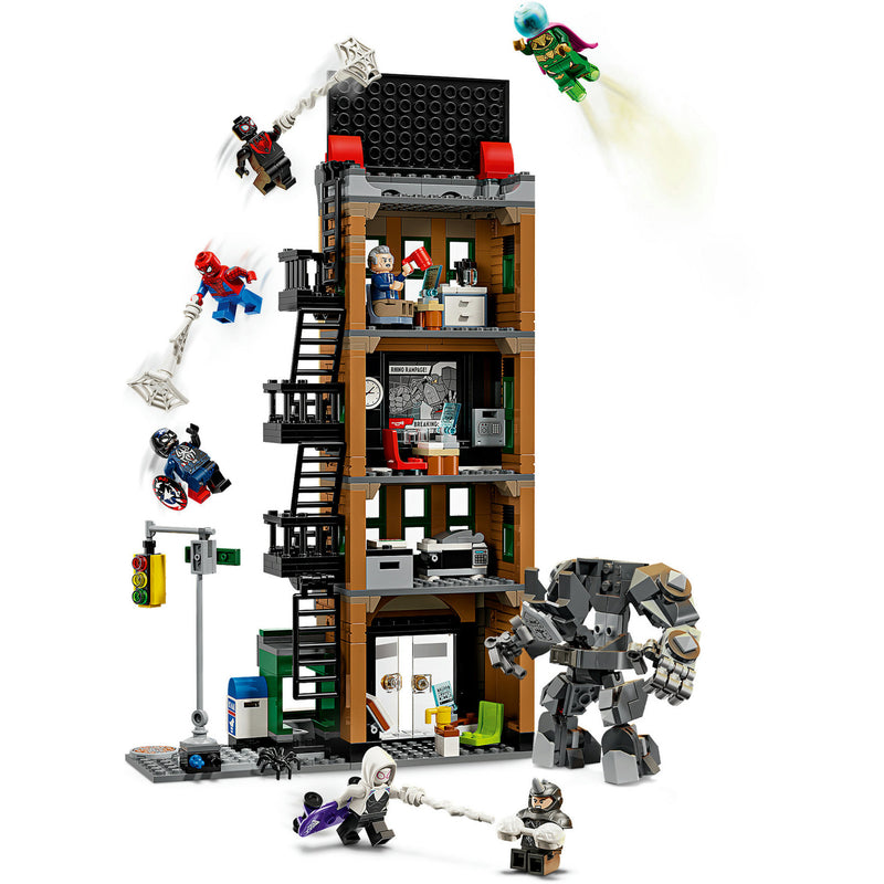 Load image into Gallery viewer, Lego super heroes 76342 marvel spider-man vs. mysterio: de daily bugle
