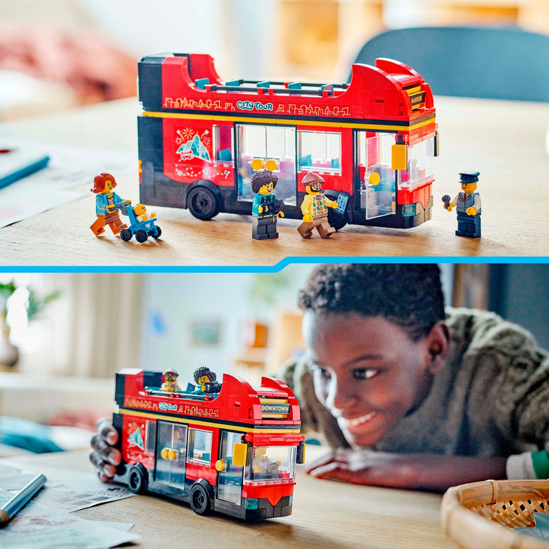 Load image into Gallery viewer, Lego city 60407 toeristische rode dubbeldekker
