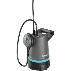 Gardena 2-in-1 dompelpomp voor helder water 20000 basic dompel- en drukpompen (grijs zwart, 550 watt, 20.000 l h, met vlotterschakelaar)