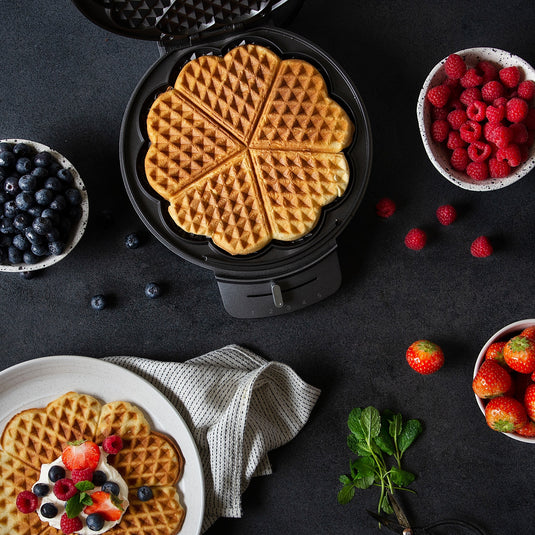 Princess 132380 wafelmaker deluxe wafelijzer (grijs)
