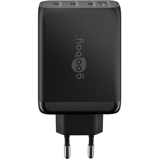 Goobay 100w gan usb-c pd multiport quick charger (zwart)
