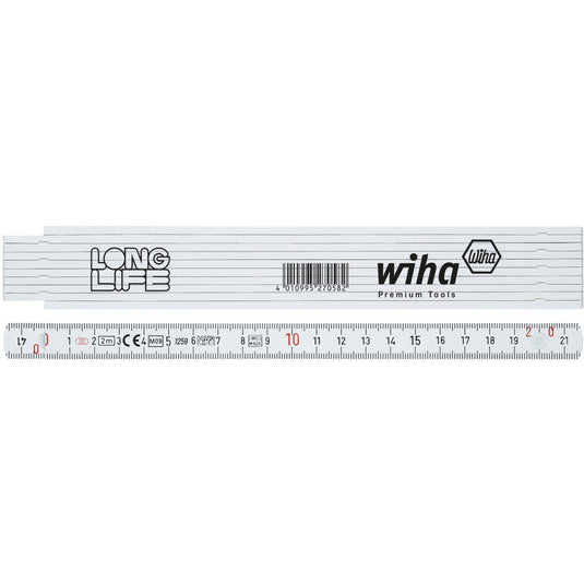 Wiha duimstok longlife® 2 m metrisch, 10 delen - 27057