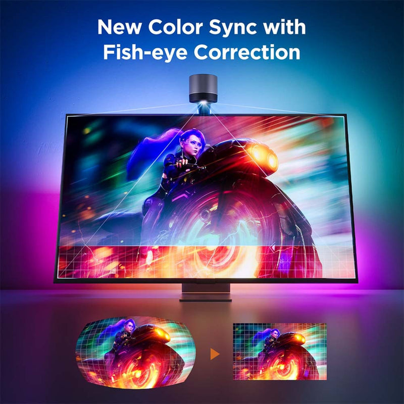 Laden Sie das Bild in Galerie -Viewer, Govee envisual smart tv backlight 3s ledstrip (2.4ghz wifi, bluetooth, voor 55 - 65 inch tv's)
