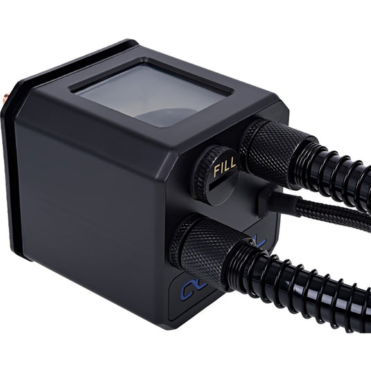 Alphacool eisbaer 360 waterkoeling (zwart, 4-pins pwm fan-connector)