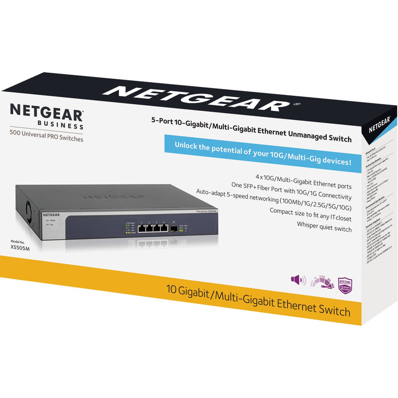 Load image into Gallery viewer, Netgear xs505m unmanaged switch
