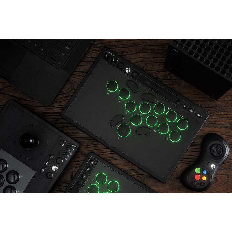 Chargez l'image dans la visionneuse de la galerie, 8bitdo arcade controller for xbox (zwart, 2.4 ghz usb, xbox series x|s, xbox one, pc)
