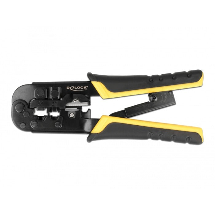Load image into Gallery viewer, Delock universal crimpingtool with wire stripper 90505 krimptang (zwart)

