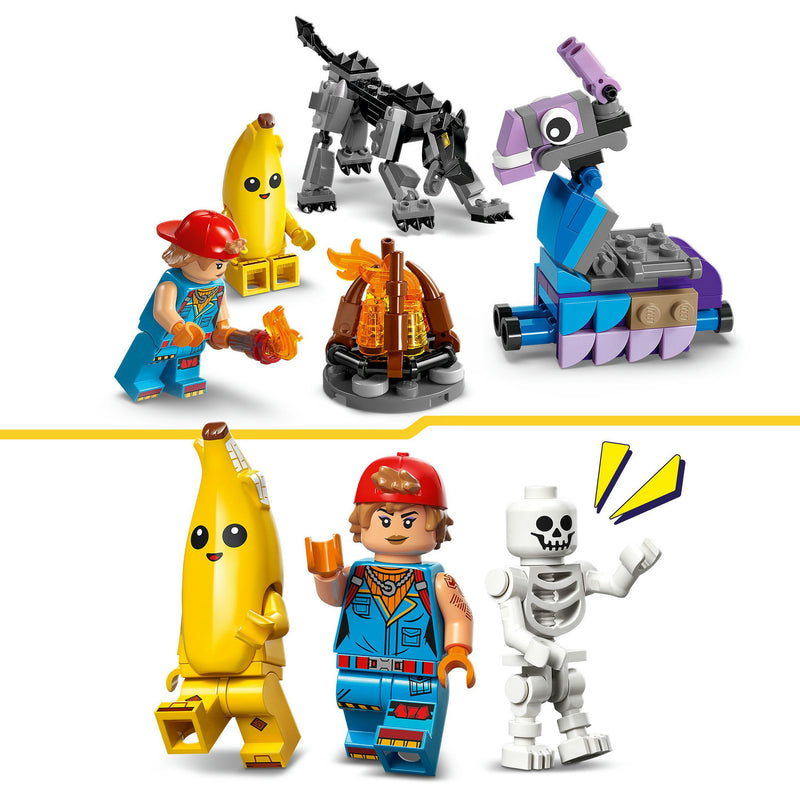 Load image into Gallery viewer, Lego fortnite - peely en sparkplugs kamp constructiespeelgoed (77075)
