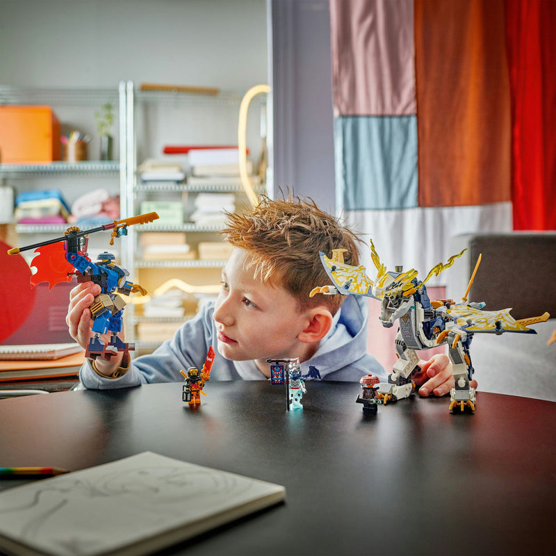 Afbeelding laden in galerijviewer, Lego ninjago - rogue's mecha drakenrijder constructiespeelgoed (71843)
