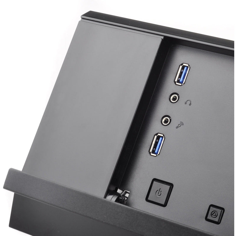 Load image into Gallery viewer, Silverstone sst-gd10b htpc behuizing (zwart | 2x usb-a)
