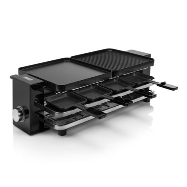 Princess 162925 raclette piano black 8 gourmetstel (zwart)